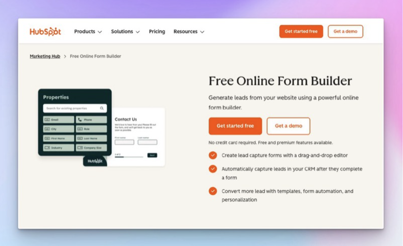 HubSpot Native LinkedIn Lead Gen Forms